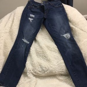 LOFT Curvy Skinny Jeans